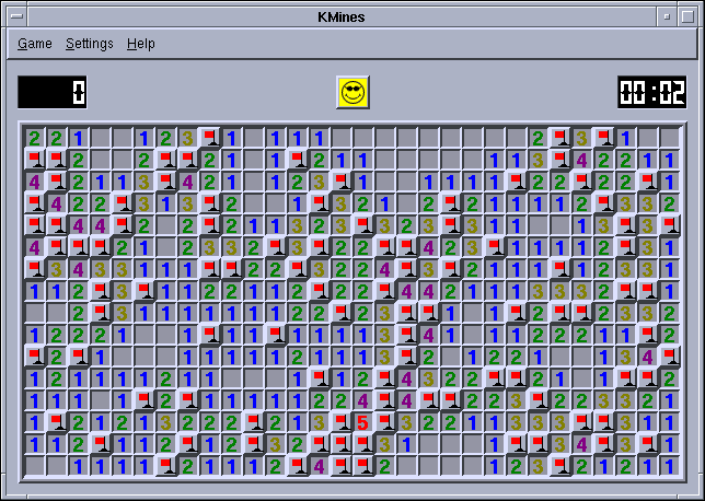 A
 sample game completed by autosweeper